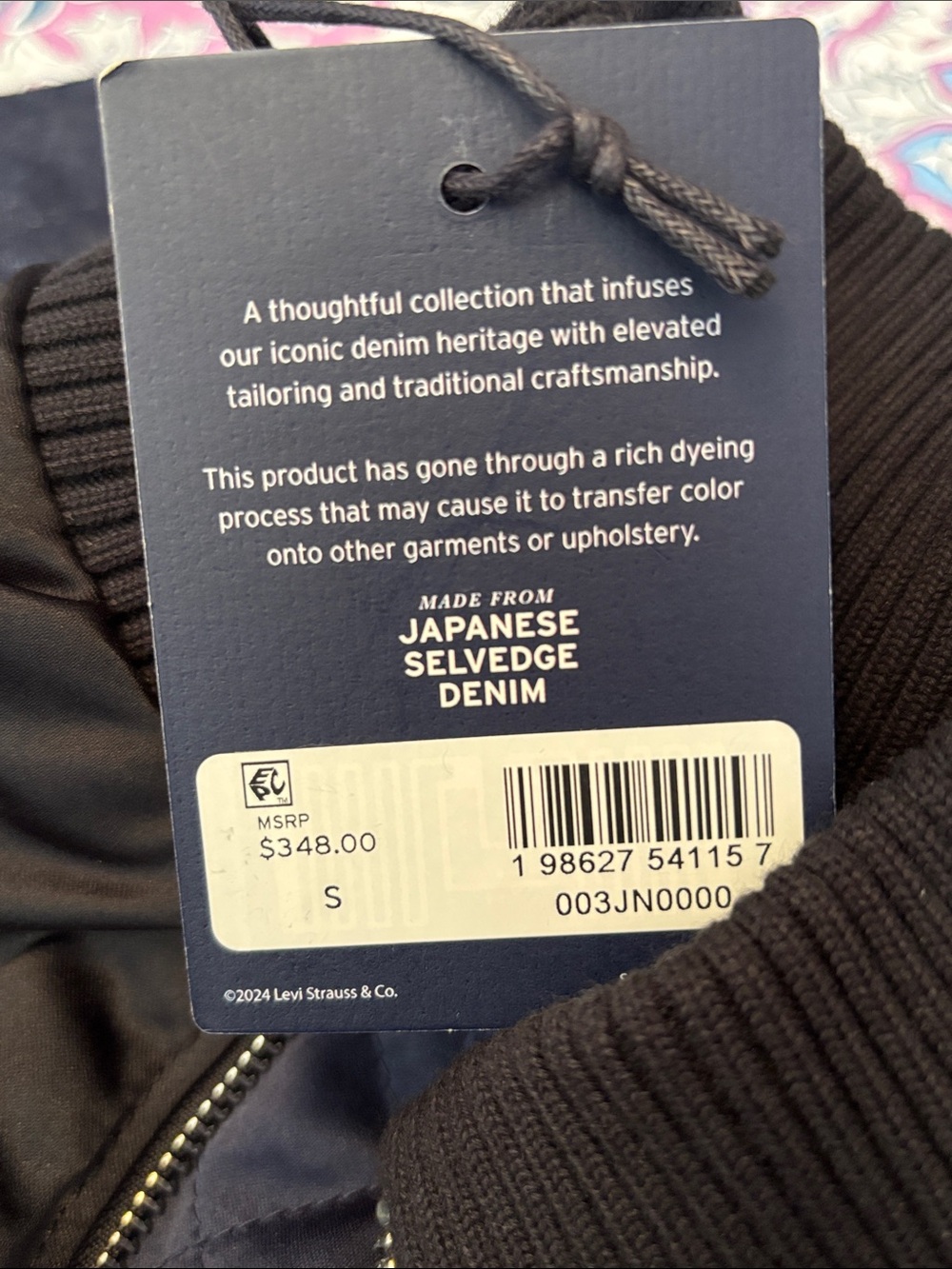 NWT Levi’s Jean Jacket with Detachable Vest - Picture 7 of 11